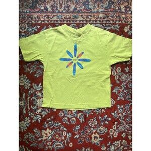 Vintage OP Ocean Pacific Surf Shirt Youth 5 Green Surf Board Y2K 90s USA